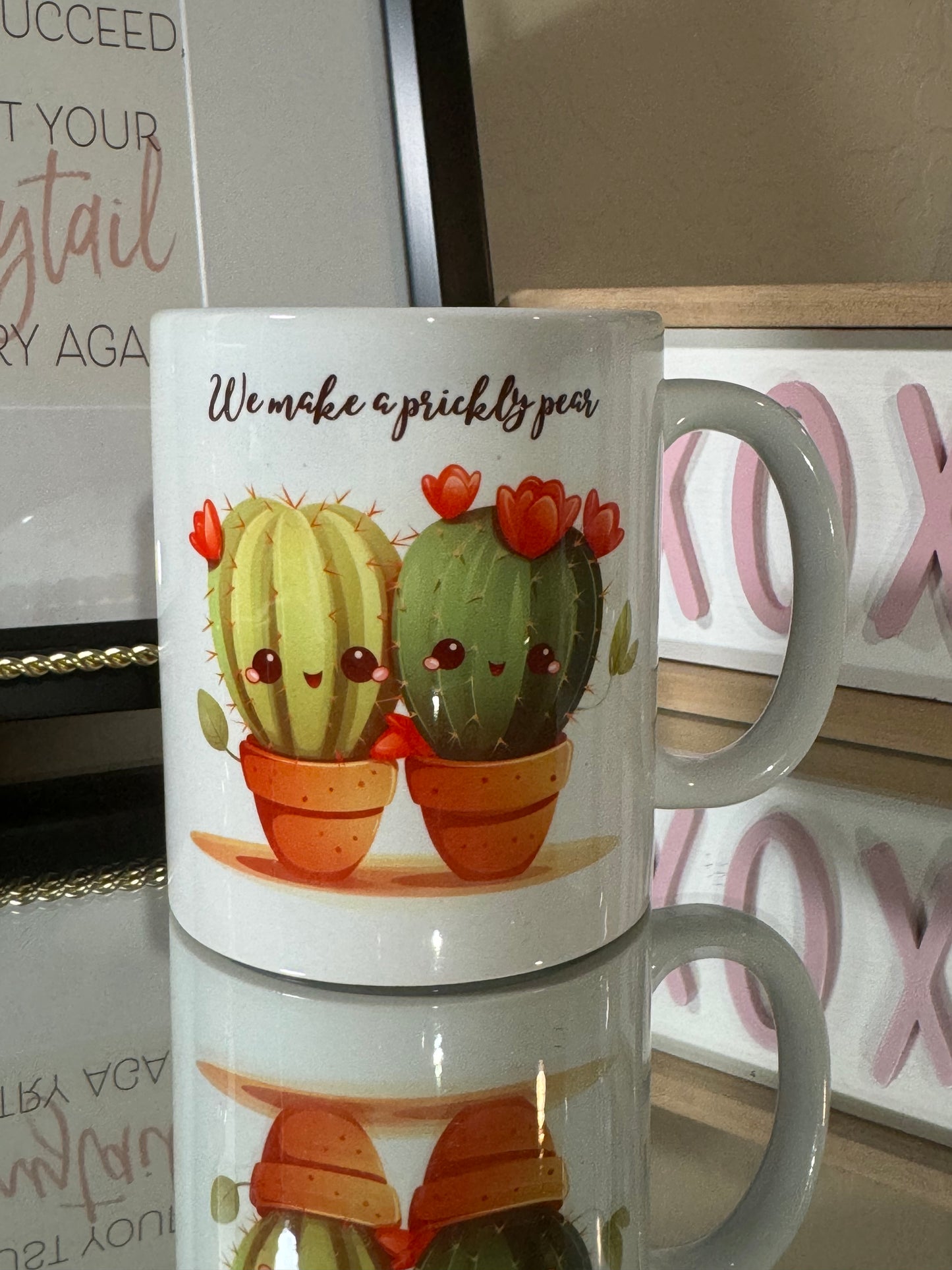 Cute cactus mug. 11oz