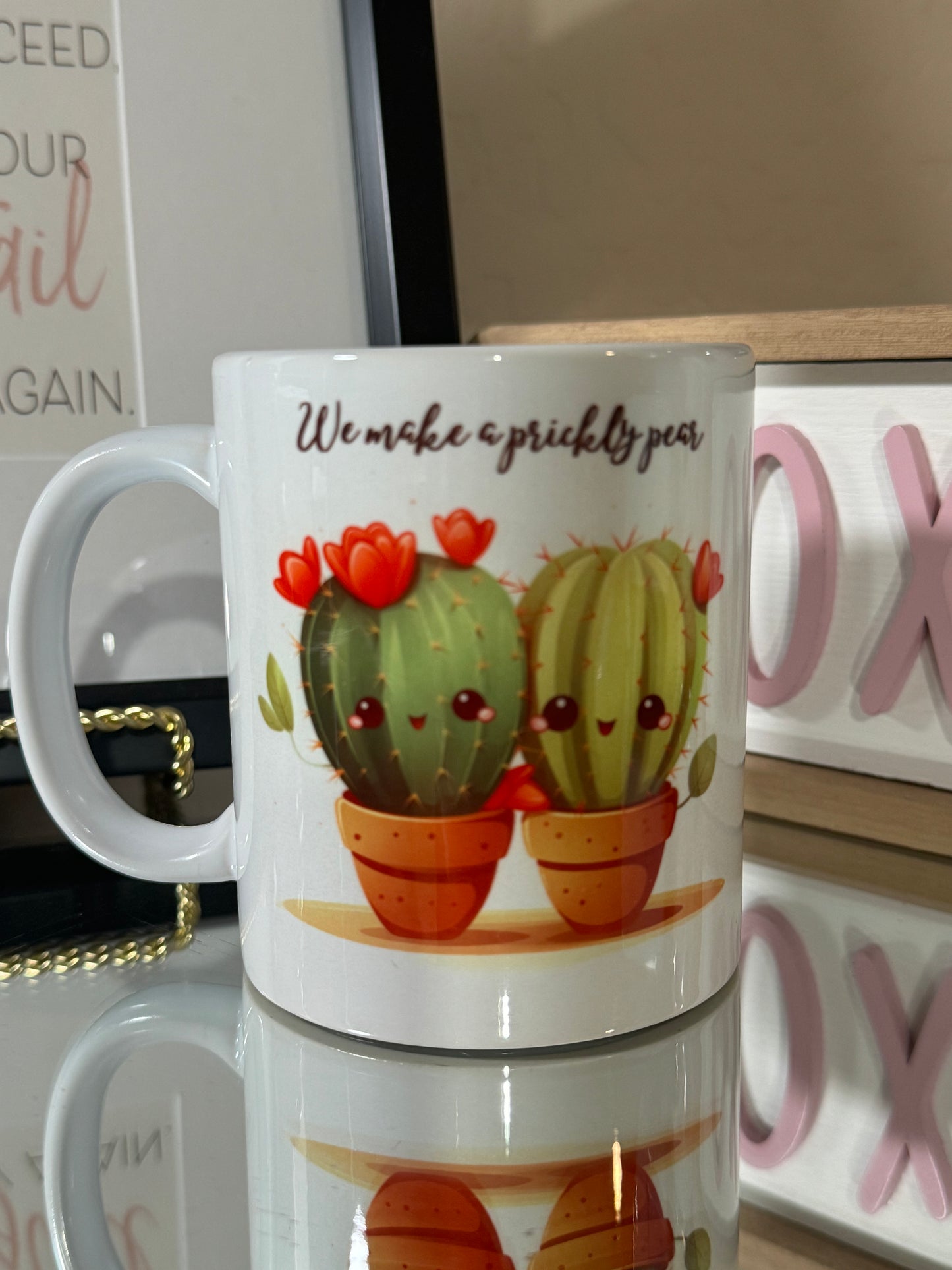 Cute cactus mug. 11oz