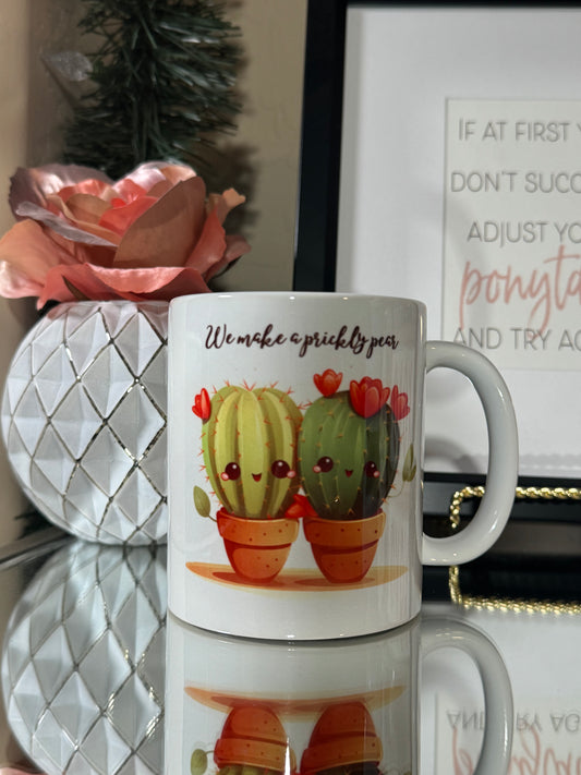 Cute cactus mug. 11oz