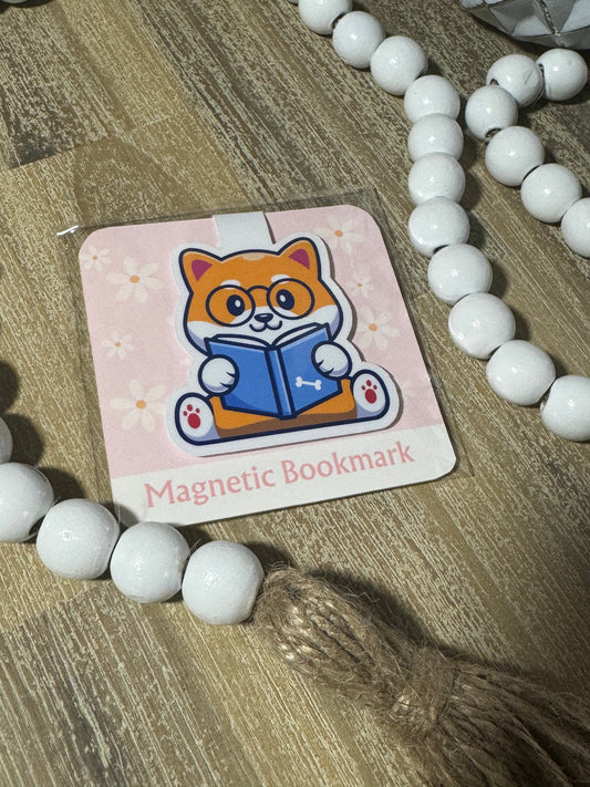 Fox loves Books Magnetic Bookmark