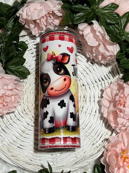 Cute cow 20oz tumbler